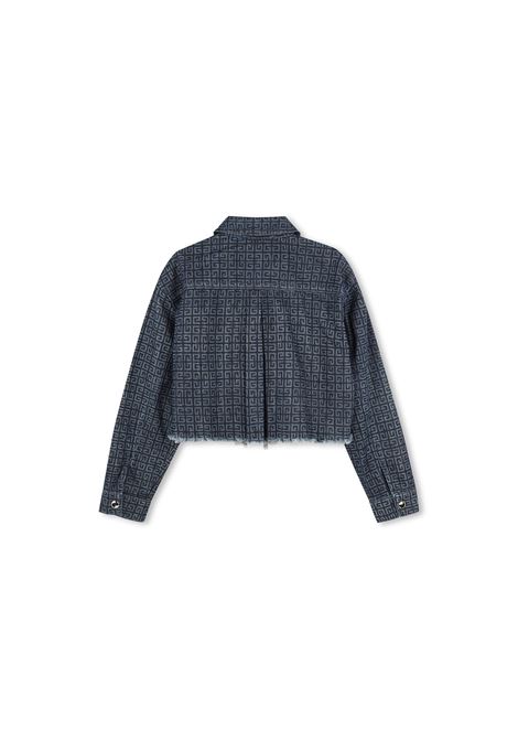 Giacca In Denim 4G Blu GIVENCHY KIDS | H30774Z01